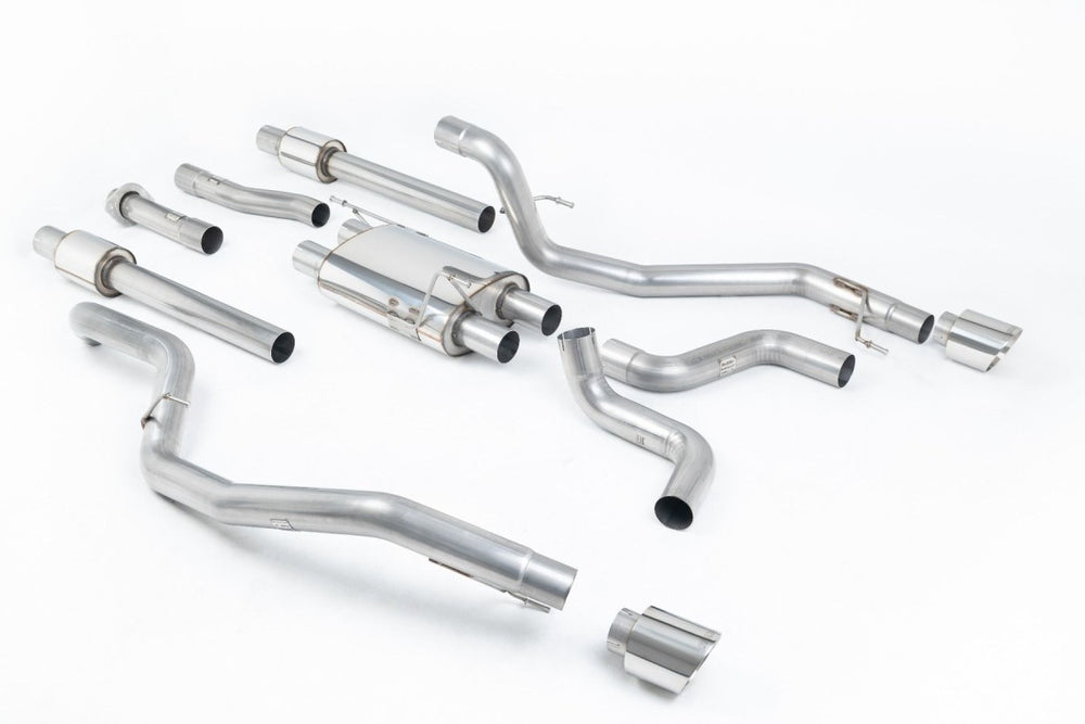 Milltek Sport Auspuffanlage passend für Ford F150 Raptor 3.5 V6 mit Zwischenschalldämpfer