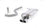Milltek Sport Auspuffanlage passend für Ford Fiesta MK7 1.6 Duratec Ti-VCT & Zetec S mit serienmäßiger OEM-Downpipe und Katalysator