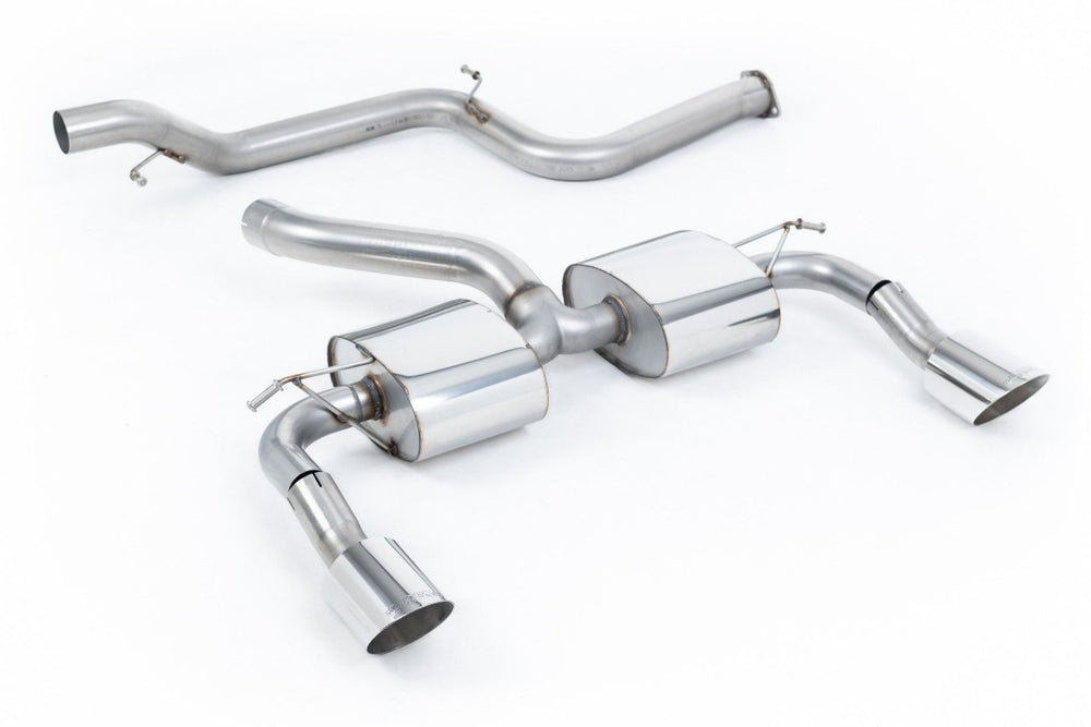 Milltek Sport Auspuffanlage passend für Ford Focus Mk2 RS 2.5T ungedämpft (non-resonated) (SSXFD068)