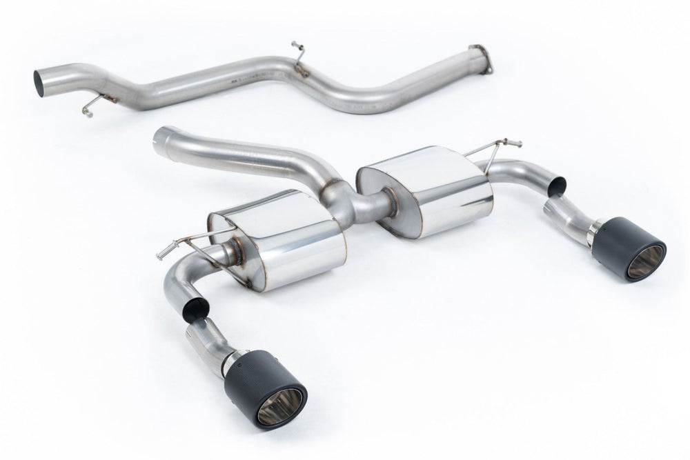 Milltek Sport Auspuffanlage passend für Ford Focus Mk2 RS 2.5T ungedämpft (non-resonated) (SSXFD-FOCUSMK2-NRES)