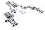 Milltek Sport Auspuffanlage passend für Ford Mustang 2.3 EcoBoost S650 Fastback Vierfachauslass mit Abgasklappen