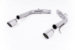 Milltek Sport Auspuffanlage passend für Land Rover / Range Sport 3.0 TDV6 & 4.4 TDV8 Diesel L494 - polierte Endrohre