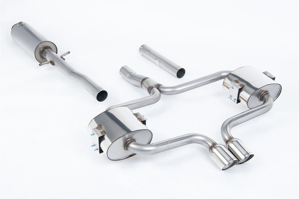 Milltek Sport Auspuffanlage passend für Mini Mk1 R52 Cabrio Cooper S resonated (gedämpft)