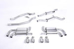 Milltek Sport Auspuffanlage passend für Porsche Cayenne 958 Turbo 4.8 V8 Cup-Style