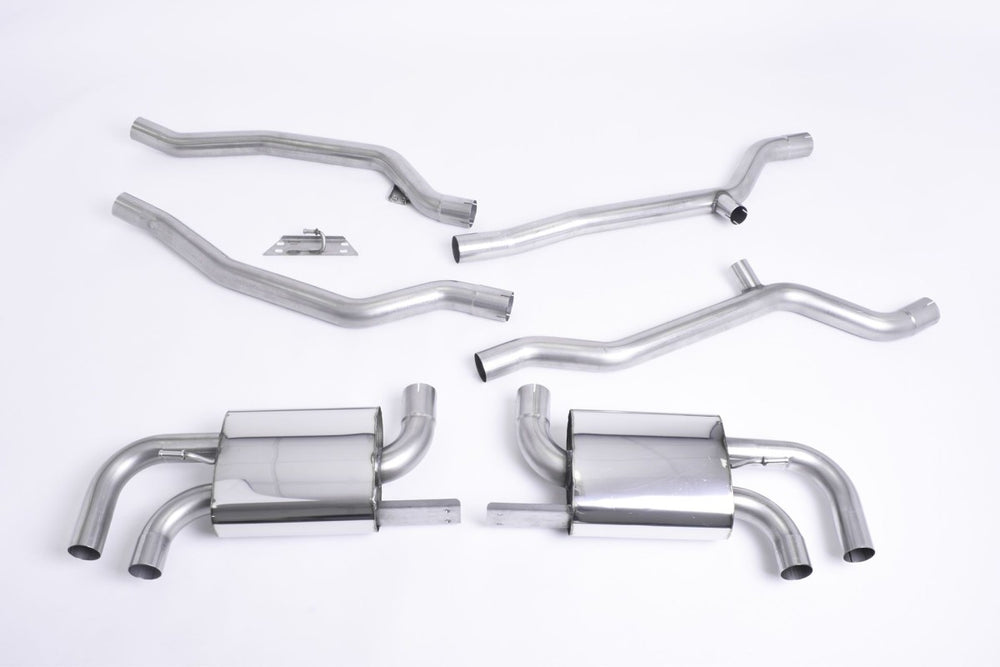 Milltek Sport Auspuffanlage passend für Porsche Cayenne 958 Turbo 4.8 V8 ohne Vorschalldämpfer
