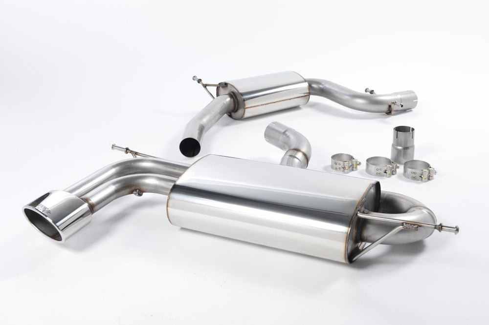 Milltek Sport Auspuffanlage passend für Seat Leon Cupra 1P 2.0 TFSI 240 PS resonated (gedämpft) - ovales Endrohr