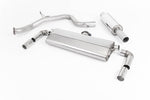 Milltek Sport Auspuffanlage passend für Seat Leon Cupra 300 2.0 TSI - mit Endrohr-Adapterrohren