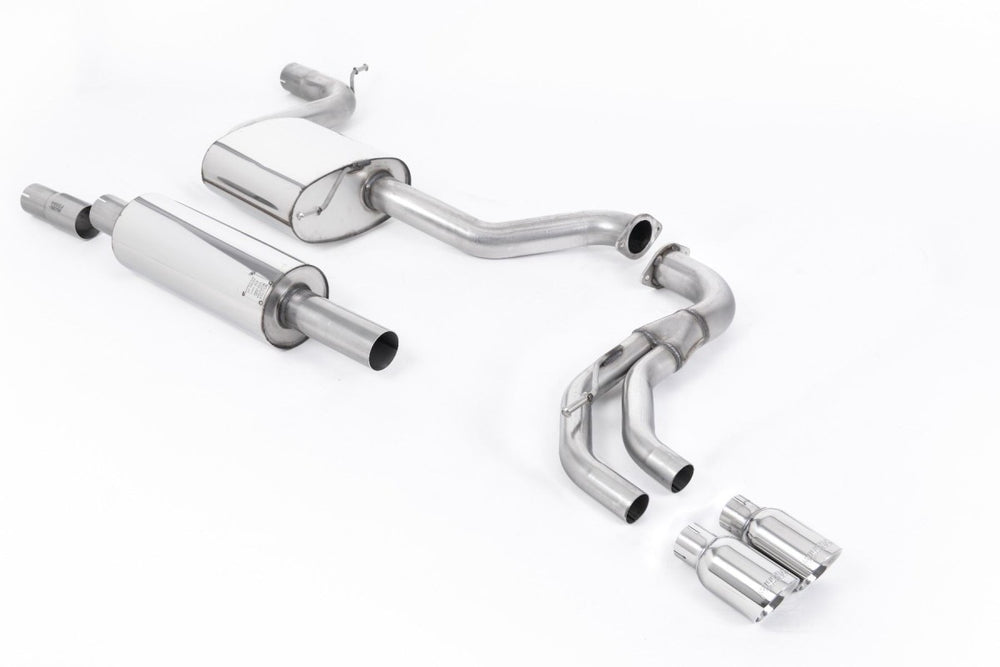 Milltek Sport Auspuffanlage passend für Seat Leon FR 1.8 TSI teilgedämpft (part-resonated)