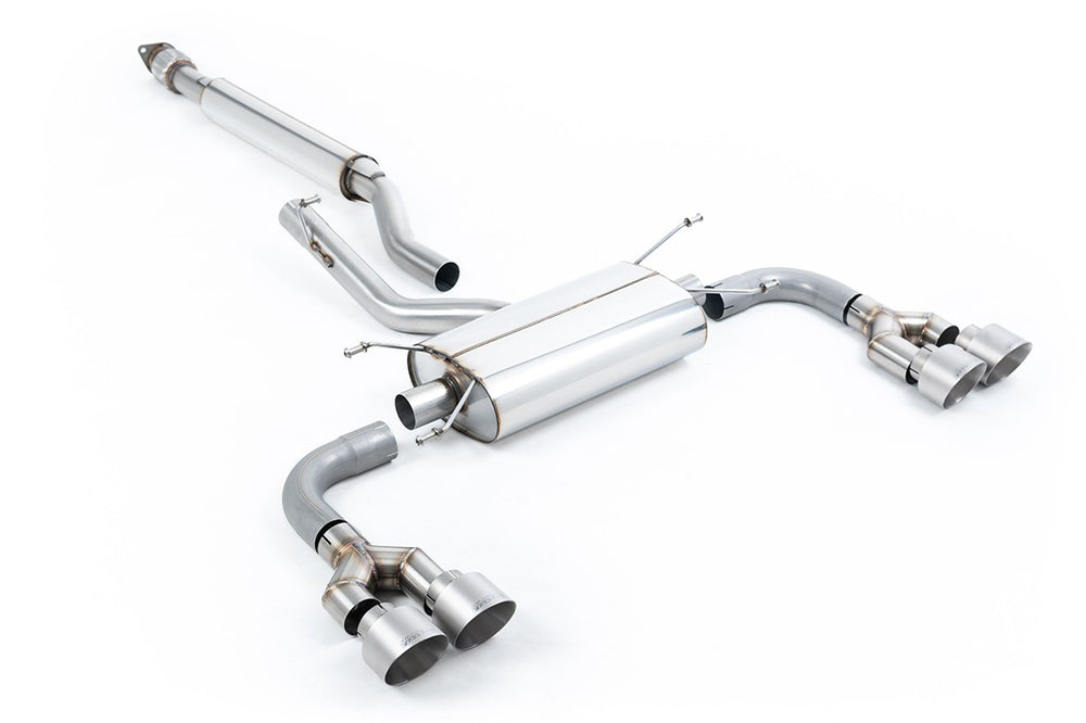Milltek Sport Auspuffanlage passend für Toyota GR86 2.4 gedämpft - für TRD Heckdiffusor