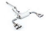 Milltek Sport Auspuffanlage passend für Toyota GR86 2.4 gedämpft - für TRD Heckdiffusor