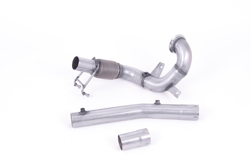 Milltek Sport Downpipe (ohne Kat) passend für Audi A1 40 TFSI 2.0 & VW Polo GTI 2.0 TSI 70mm (SSXVW561)