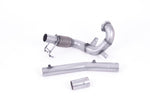 Milltek Sport Downpipe (ohne Kat) passend für Audi A1 40 TFSI 2.0 & VW Polo GTI 2.0 TSI 70mm (SSXVW561)