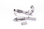 Milltek Sport Downpipe (ohne Kat) passend für Audi A1 40 TFSI 2.0 & VW Polo GTI 2.0 TSI 70mm (SSXVW554)