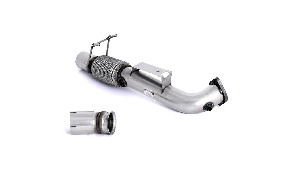 Milltek Sport Downpipe (ohne Kat) passend für Ford Focus Mk3 RS 2.3 76,2mm (SSXFD194)