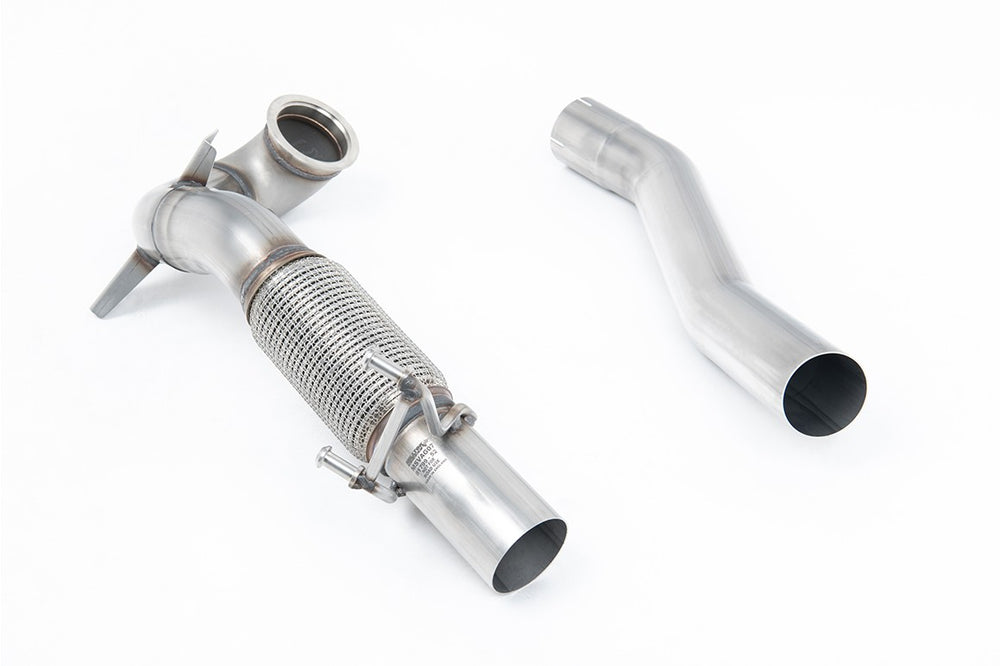 Milltek Sport Downpipe (ohne Kat) passend für Seat Leon Cupra 280 & 290 2.0 TSI MK7 GTI & MK7.5 GTI & Jetta Mk7 76,2mm