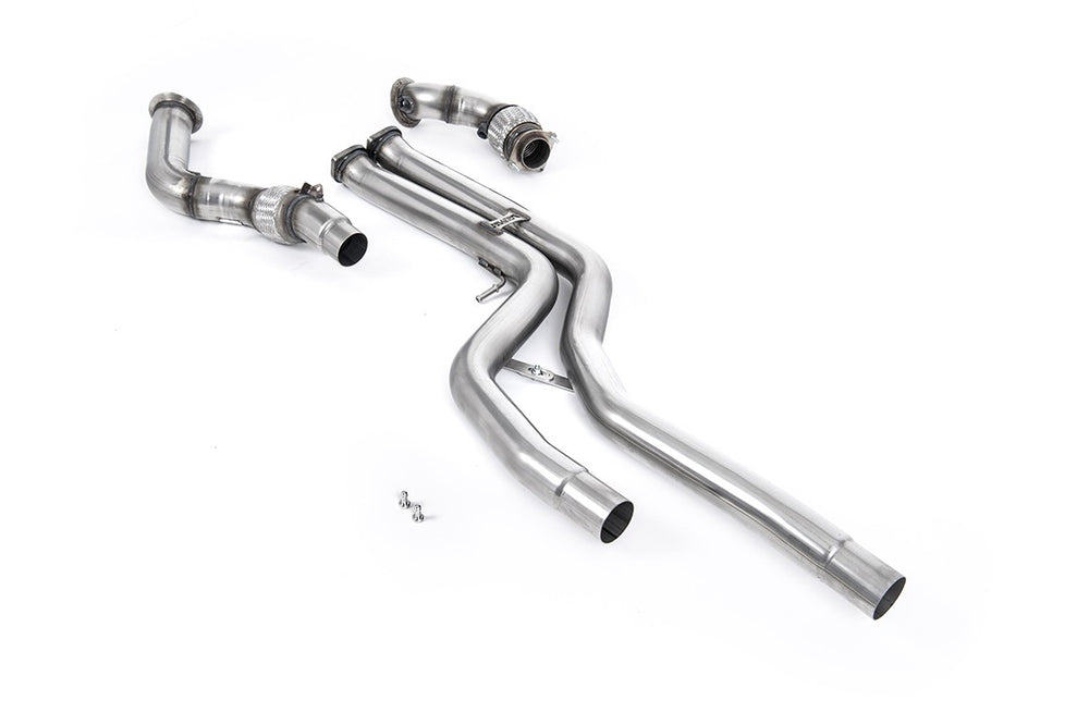 Milltek Sport Downpipe ohne Katalysator passend für BMW M3 & M4 F80/82/83 Coupe Convertible Competition CS Saloon (SSXBM1128)