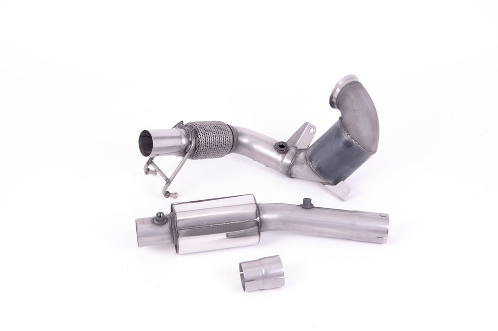 Milltek Sport Downpipe passend für Audi A1 40TFSI & VW Polo GTI 2.0 TSI 70mm (SSXVW552)