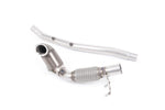 Milltek Sport Downpipe passend für Audi S3 2.0 TFSI quattro Saloon & Cabrio 8V.2 & Seat Ateca Cupra 300 4Drive & Seat Leon ST 300 4x4 & VW Arteon 2.0 & VW Golf 7.5 R 2.0 & VW T-Roc R 2.0 76,2mm