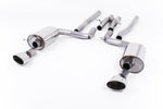 Milltek Sport Sportauspuff passend für Audi RS6 C6 5.0 V10 Bi-Turbo quattro non-resonated (ungedämpft)