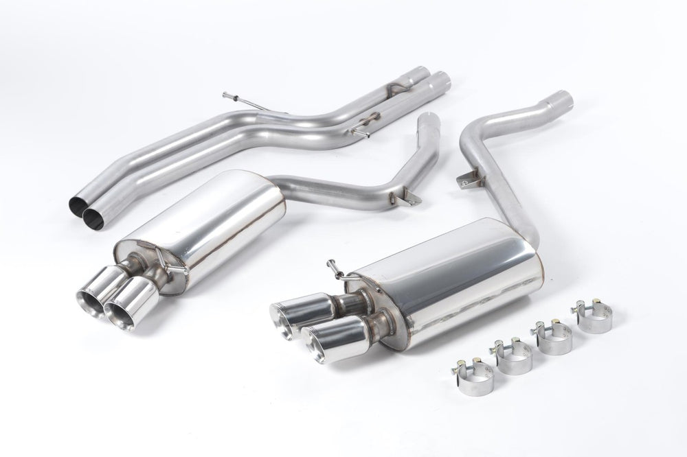 Milltek Sport Sportauspuff passend für Audi S5 4.2 V8 B8 Coupe non-resonated (ungedämpft)
