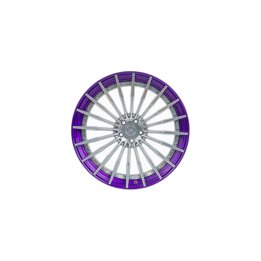 Z-Performance ZP.MODULAR 2 | DEEP CONCAVE 8.5x20 ET30 - Pur Aluminum / Purple Lip