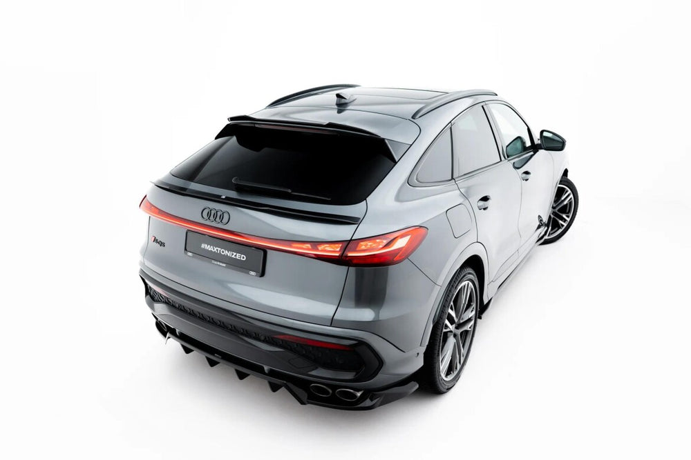 Maxton Parts - Oberer Heckspoiler Lippe passend für Audi SQ5 / Q5 S-Line Sportback Mk3 schwarz Hochglanz
