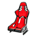 RECARO 076.32.2B23 Race Seat Podium GF Right Side (ABE / FIA 8855-1999) SAB, Red Alcantara / Black Leather, Size L