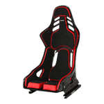RECARO 078.31.2B22 Race Seat Podium CF Right Side (ABE / FIA 8855-1999) SAB, Black Alcantara / Red Leather, Size M