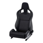 RECARO 410.00.1575 Left Sport Seat Sportster CS, Black Leather / Alcantara