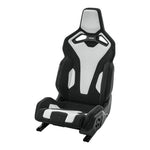 RECARO 653.000.2B49 Right Seat Sport C, 5 Doors, Leather White/Dinamica Black