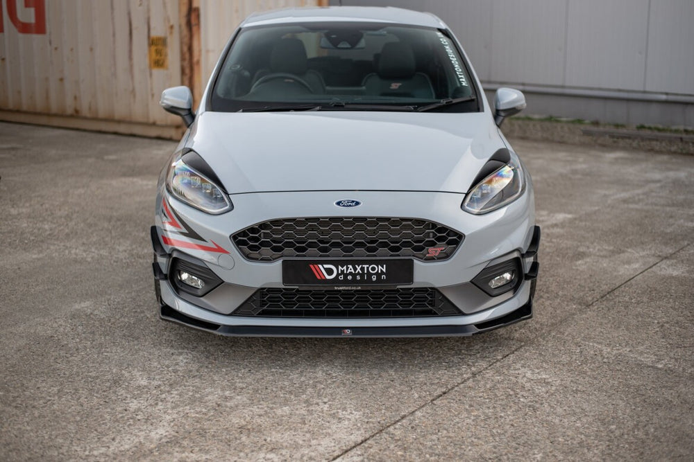 Maxton Parts - Scheinwerfer Blenden Böser Blick passend für Ford Fiesta Mk8 ST / ST-Line / Standard schwarz Hochglanz