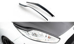 Maxton Parts - Scheinwerfer Blenden Böser Blick V.2 passend für Ford Fiesta ST / ST-Line / Standard Mk7 FL schwarz Hochglanz