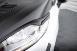 Maxton Parts - Scheinwerfer Blenden Böser Blick V.2 passend für Ford Fiesta ST / ST-Line / Standard Mk7 FL schwarz Hochglanz