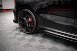 Maxton Parts - Seitenschweller Ansatz (Paar) + Flaps passend für Audi RS3 Sportback 8Y schwarz Hochglanz