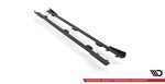 Maxton Parts - Seitenschweller Ansatz (Paar) + Flaps passend für BMW 4er M-Paket / M440i G22 / G23 / G22 FL / G23 FL schwarz Hochglanz