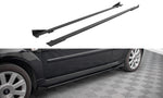 Maxton Parts - Seitenschweller Ansatz (Paar) + Flaps passend für Ford Fiesta ST Mk6 schwarz Hochglanz