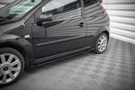 Maxton Parts - Seitenschweller Ansatz (Paar) + Flaps passend für Ford Fiesta ST Mk6 schwarz Hochglanz