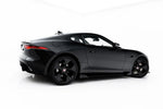 Maxton Parts - Seitenschweller Ansatz (Paar) + Flaps passend für Jaguar F-Type X152 Facelift 2 schwarz Hochglanz
