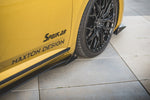 Maxton Parts - Seitenschweller Ansatz (Paar) + Flaps passend für VW Arteon R-Line Limousine / Shooting Brake Mk1 schwarz Hochglanz