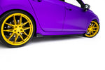 Maxton Parts - Seitenschweller Ansatz (Paar) + Flaps passend für VW Golf R Hatchback Mk8 / Mk8 FL schwarz Hochglanz