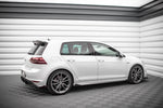 Maxton Parts - Seitenschweller Ansatz (Paar) + Flaps passend für VW Golf R Mk7 schwarz Hochglanz