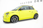 Maxton Parts - Seitenschweller Ansatz (Paar) passend für ABARTH 500e schwarz Hochglanz