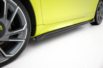 Maxton Parts - Seitenschweller Ansatz (Paar) passend für ABARTH 500e schwarz Hochglanz