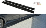 Maxton Parts - Seitenschweller Ansatz (Paar) passend für ABARTH Punto Evo Carbon Look