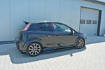 Maxton Parts - Seitenschweller Ansatz (Paar) passend für ABARTH Punto Evo schwarz Hochglanz