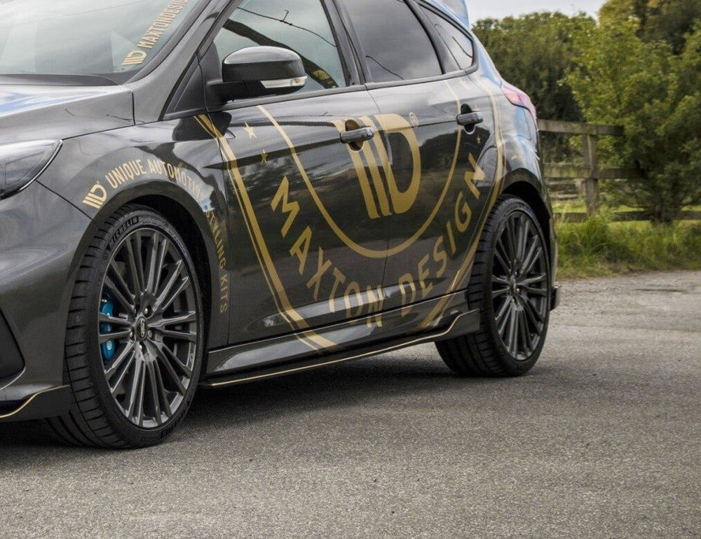 Maxton Parts - Seitenschweller Ansatz (Paar) passend für Aero Ford Focus RS Mk3