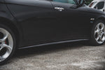 Maxton Parts - Seitenschweller Ansatz (Paar) passend für Alfa Romeo 156 FL schwarz Hochglanz