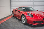 Maxton Parts - Seitenschweller Ansatz (Paar) passend für Alfa Romeo 4C schwarz Hochglanz