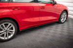 Maxton Parts - Seitenschweller Ansatz (Paar) passend für Audi A3 8Y schwarz Hochglanz