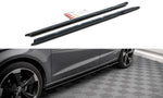Maxton Parts - Seitenschweller Ansatz (Paar) passend für Audi A3 Sportback 8V schwarz Hochglanz